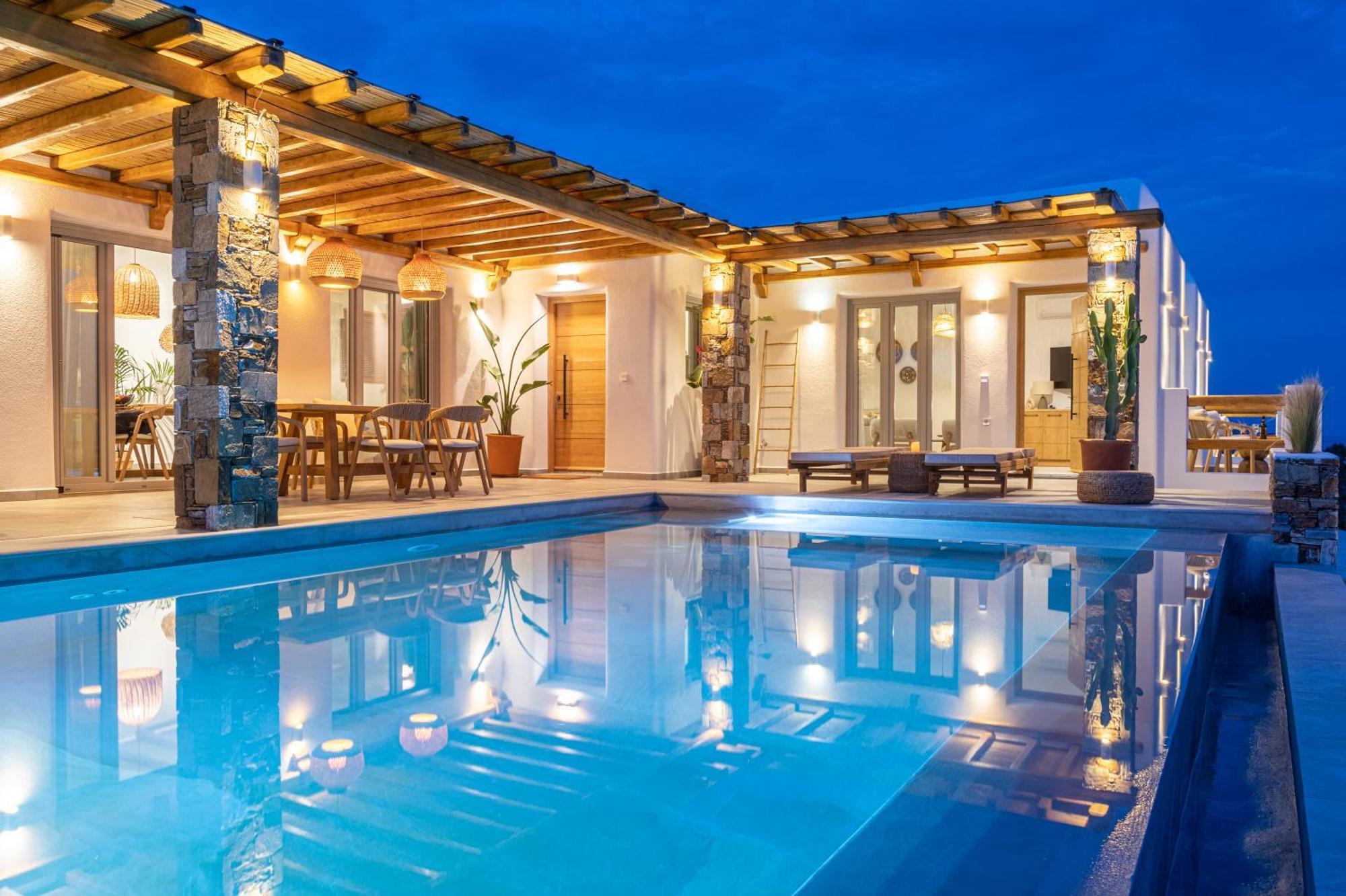 Villa Lefko Mégas Yialós-Nítes Exteriér fotografie